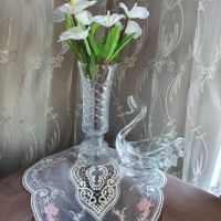 Кристална ваза, снимка 7 - Вази - 45464492