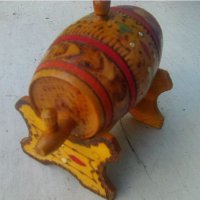 Малко дървено буренце сувенир, снимка 1 - Други ценни предмети - 45282155