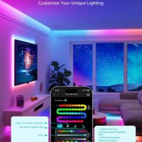 Lepro S1 Smart LED лента, 5M 150LEDs Работи с Alexa, Google Assitant, Bluetooth и WiFi App Control, снимка 9 - Лед осветление - 45342520