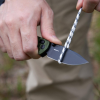Сгъваем нож Oknife Rubato 3 - Зелен 154CM неръждаема стомана с черно титаниево PVD покритие, снимка 14 - Ножове - 45007835