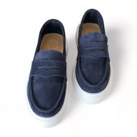 Анатомични дамски мокасини в тъмно син цвят от висококачествен естествен велур, снимка 9 - Дамски ежедневни обувки - 45082545