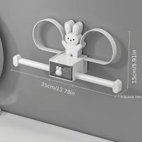 Висяща стойка с дизайн на заек  за съхранение на бижута, диадеми, фибички за коса с чекмедже 👑🐇, снимка 5 - Шноли, диадеми, ленти - 45743260