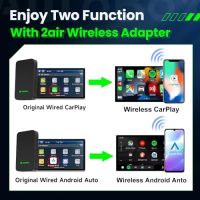 Нов 2 в 1 автомобилен Адаптер Autobox за безжичен CarPlay и Android Auto , снимка 2 - Друга електроника - 45175155