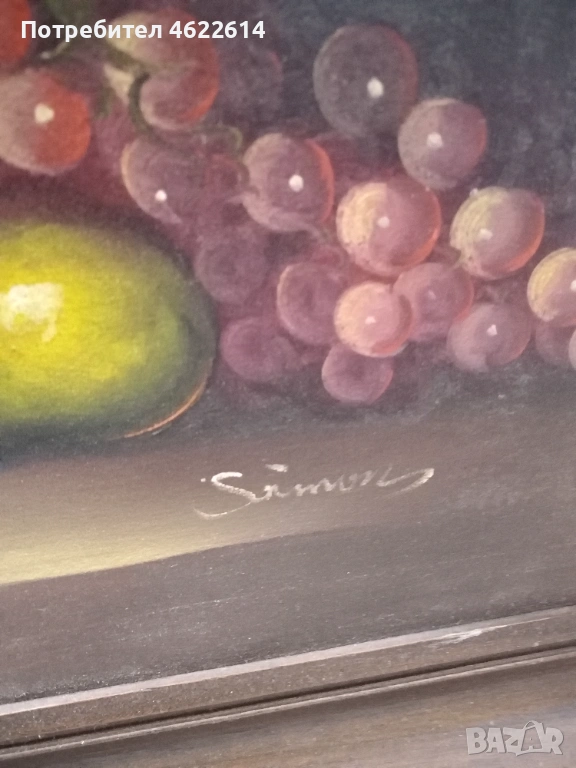 КРАСИВА АВТОРСКА КАРТИНА МАСЛЕНИ БОИ ВЪРХУ ПЛАТНО , снимка 1