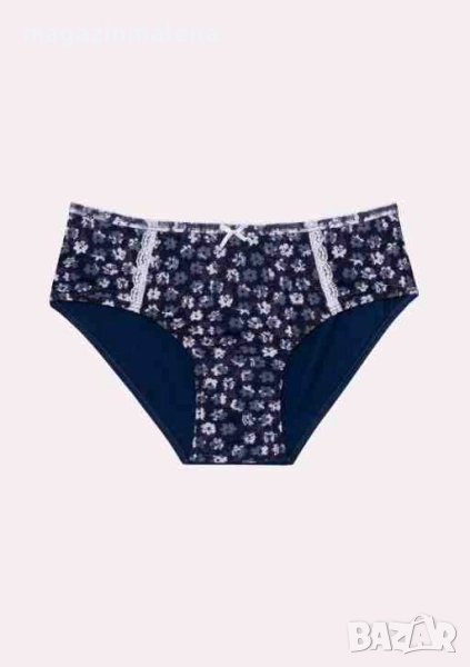 Jadea M,L,XL сини,лилави,розови италиански женски памучни слипове дантелена бикина памучни бикини, снимка 1