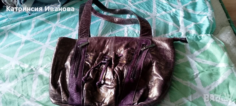 Промоция!!!Кожени италиански чанти Lisa Tucci,чанта 4 в 1 , снимка 1