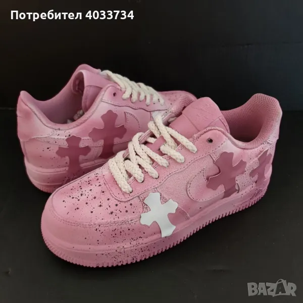 Nike Air Force 1 x Chrome Hearts Custom, снимка 1