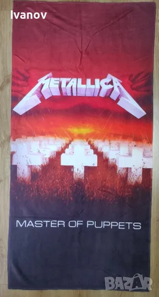 Нови плажни метал и рок кърпи размер 140 см./ 70 см., снимка 1