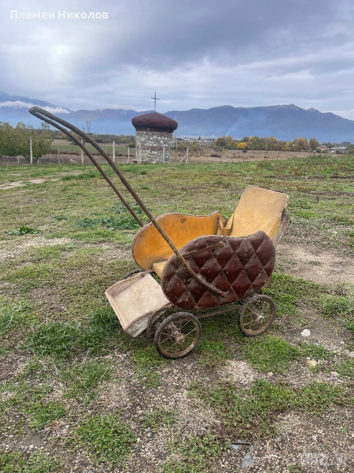 Ретро детска количка много стара, снимка 1