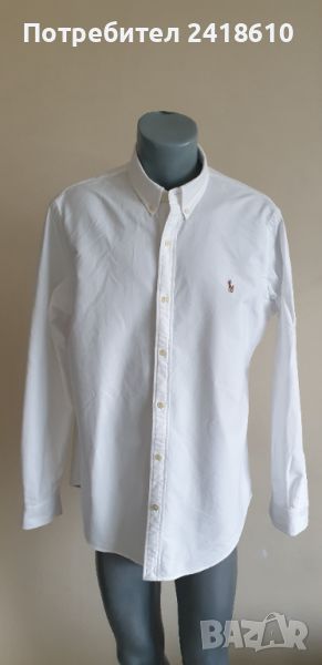 POLO Ralph Lauren Slim Fit Pique Cotton Mens Size XL ОРИГИНАЛ! НОВО! Мъжка Риза!, снимка 1