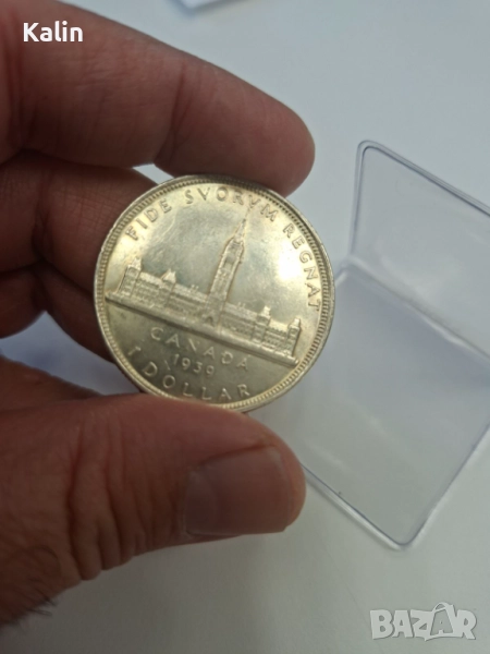 1 Долар, Канада 1939, снимка 1