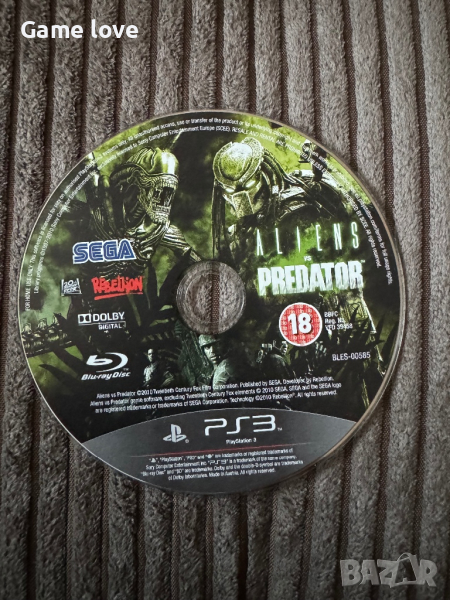 Aliens predator ps3 PlayStation 3, снимка 1