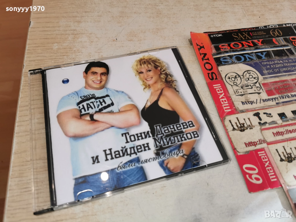 ТОНИ ДАЧЕВА И НАЙДЕН МИЛКОВ ЦД 2912251325, снимка 1