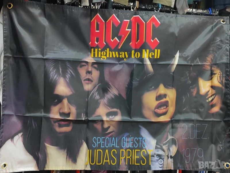 AC/DC-Highway to Hell-уникален флаг, снимка 1