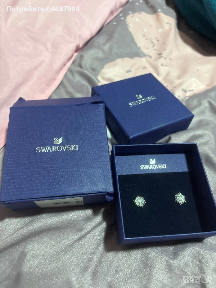 swarovski обици , снимка 1