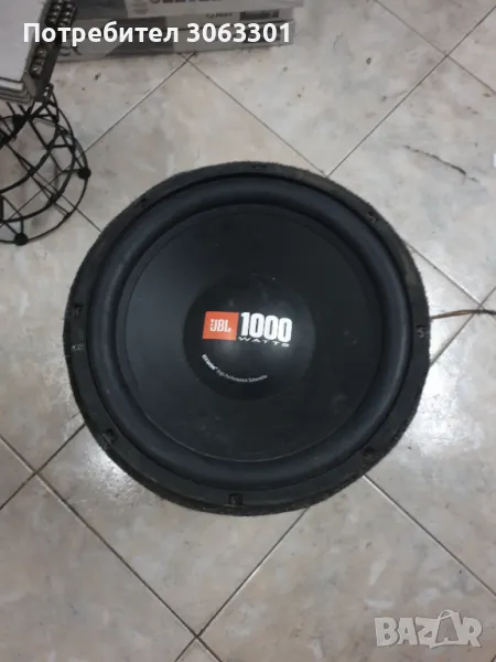 Бас JBL 1000и стъпало Blaupunkt GTA special 800w, снимка 1