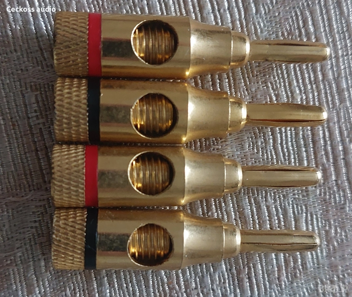 Конектори (банани) за тонколони , снимка 1