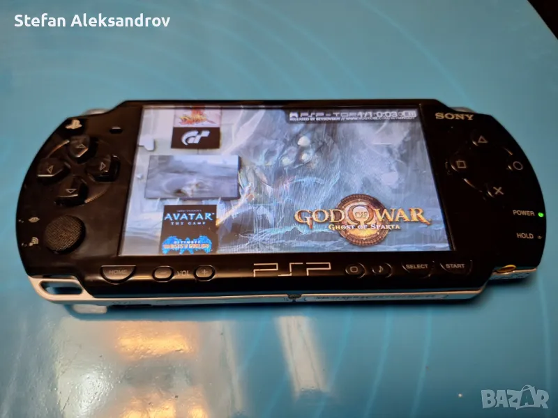 PSP 2004 + 64GB SD карта + игри, снимка 1