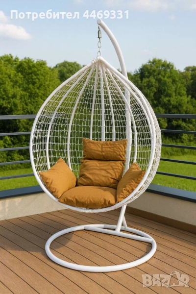 Градинска висяща люлка тип гнездо,яйце–Промоция!, снимка 1