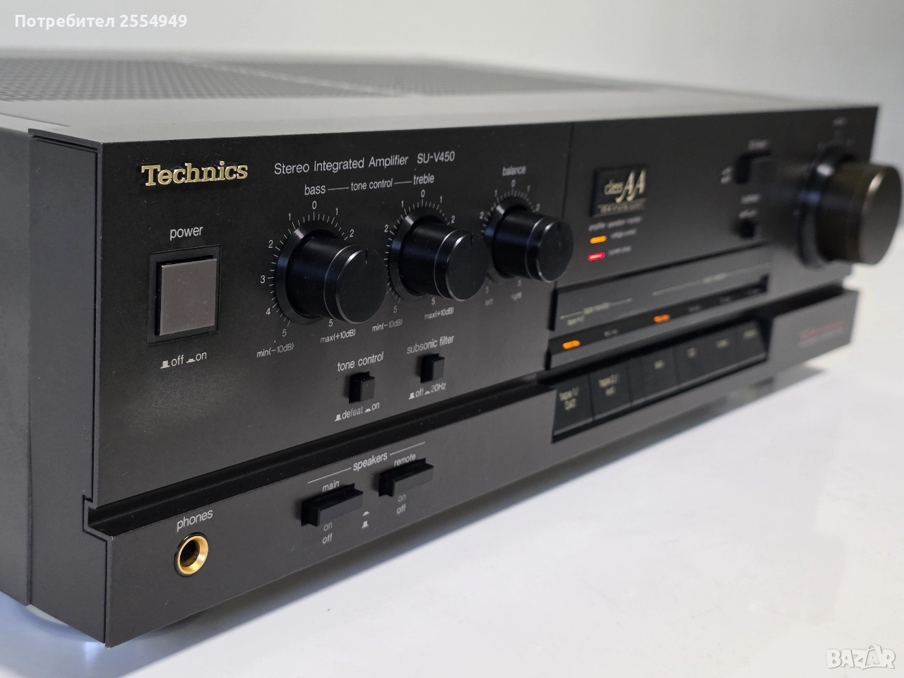 Technics SU-V450 stereo integrated amplifier, снимка 1