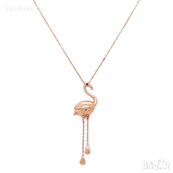 Златнo колие 2,68гр. 44,0см. 14кр. проба:585 модел:33763-3, снимка 1