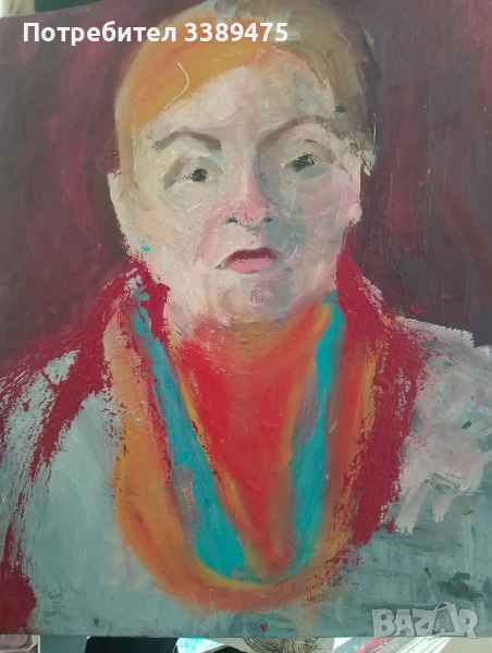 картина масло платно , снимка 1