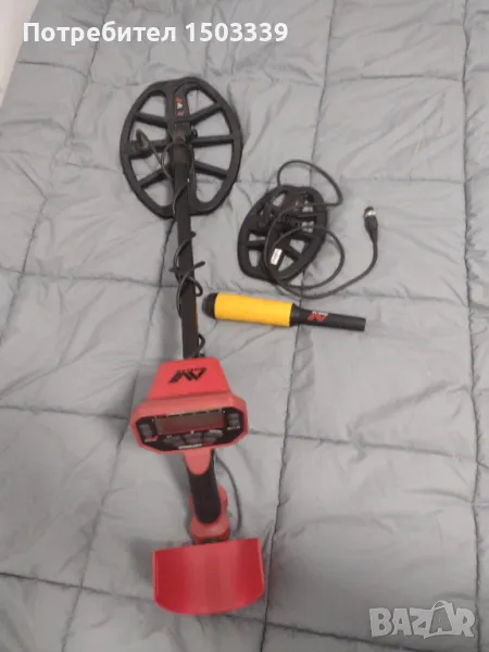 Продавам металдетектор MINELAB VANQUISH 540 комплект две пити и пинпоинтер MINELAB PRO FIND 15, снимка 1