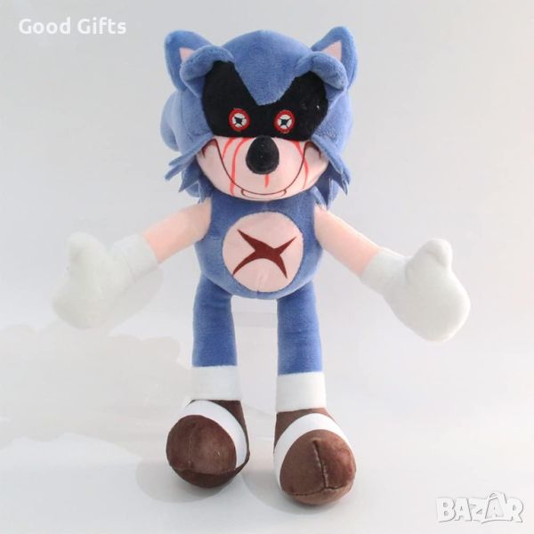 Плюшена играчка Соник 2, Син, Sonic, 30cm, снимка 1