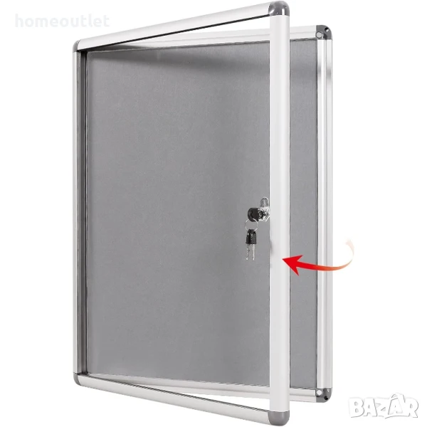 ПРОМОЦИЯ Табло за обяви, бележки и съобщения със стенен монтаж SWANSEA X001GI7SZD, снимка 1