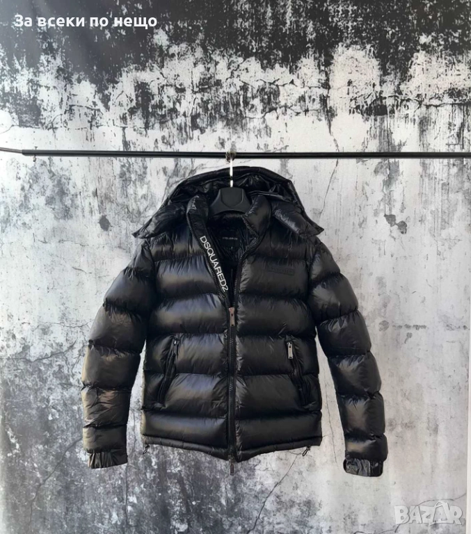 DSQUARED2 Мъжко Черно Зимно Яке С Качулка Код A1160, снимка 1