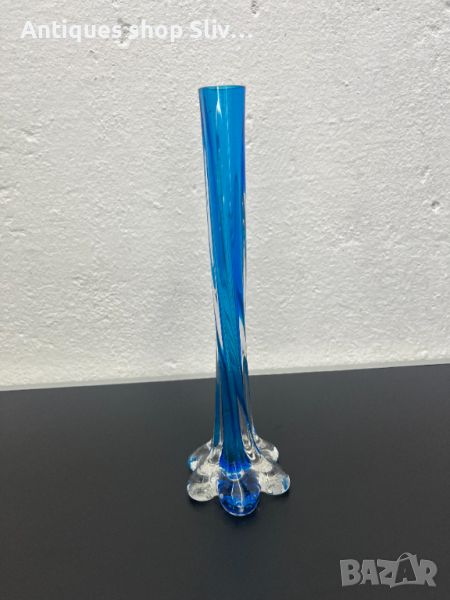 Стилна ваза от цветно стъкло. №5513, снимка 1
