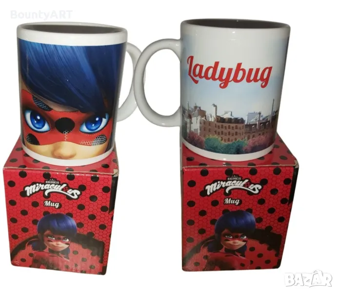 Керамична чаша Калинката/Ladybug miraculous, снимка 1