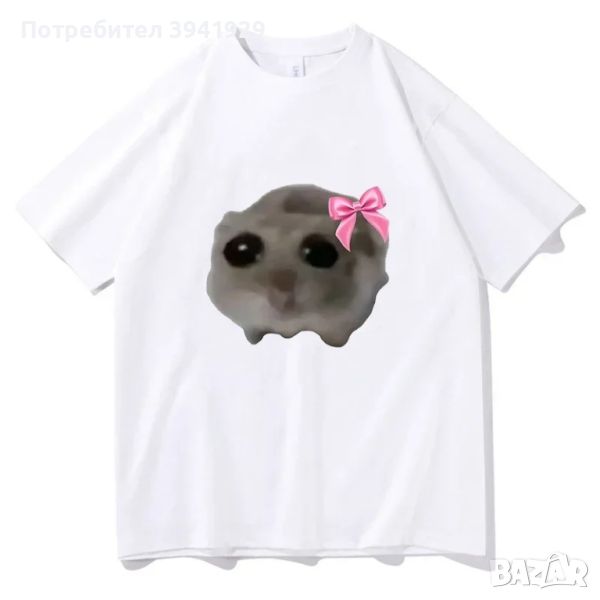Тениски с щампа на сладко коте., снимка 1