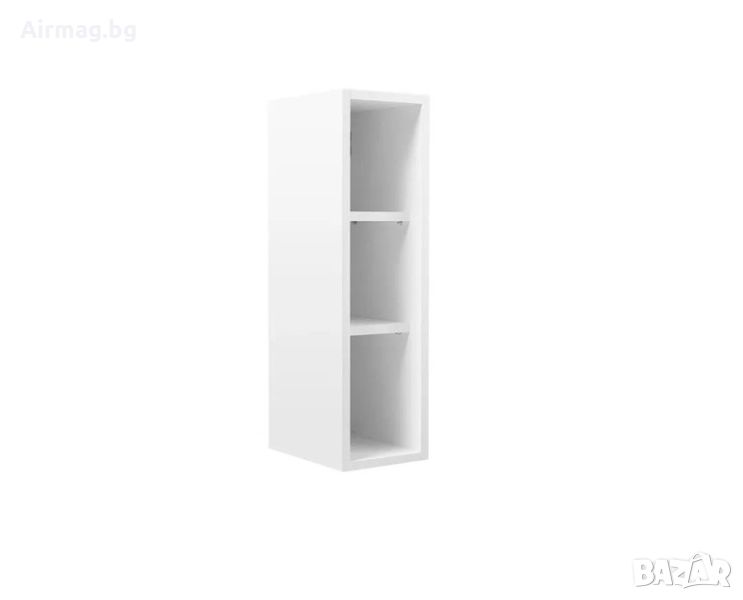 Шкаф с два рафта, V2009 Бяло, снимка 1