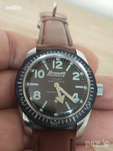 ЧАСОВНИК DIVER ВИНТИЖ 60/70 г Перфектен Работи Точно , снимка 1