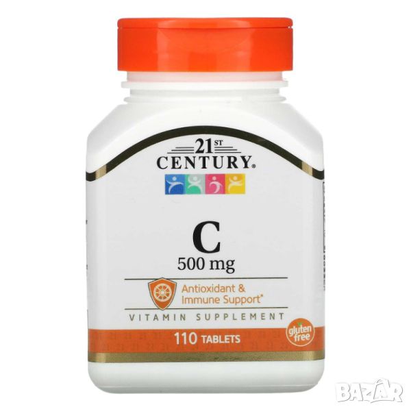 21st Century Витамин C, 500 mg, 110 таблетки, снимка 1