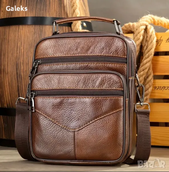 Луксозни, Функционално/Ежедневни чанти/Първокачествена естествена кожа в три цвята!, снимка 1