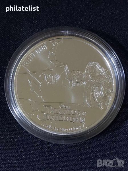 Ниуе 2022 – 2 долара - Disney - Карибски пирати 5 - Silent Mary - 1 OZ, снимка 1