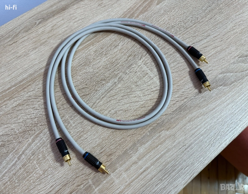 MIT Zap 3 RCA interconnect / Аудио кабели, снимка 1