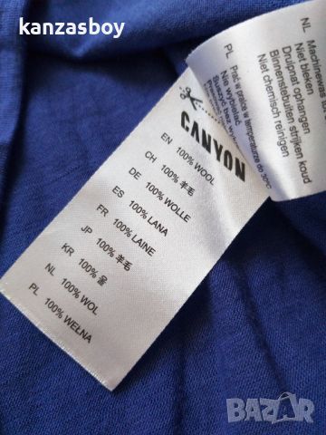 Canyon Adventure 100% wool t shirt - мъжка вело тениска , снимка 8 - Тениски - 45180336