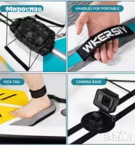 Професионален нов SUP Paddle board , снимка 5 - Водни спортове - 49531509