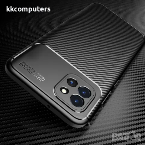 Samsung Galaxy A03 Удароустойчив Carbon Fiber Калъф и Протектор, снимка 4 - Калъфи, кейсове - 48611835