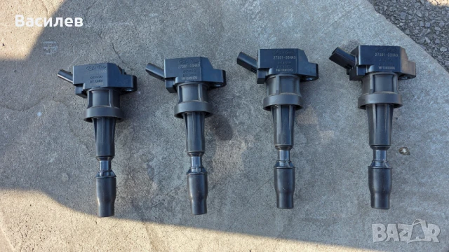 Оригинални запалителни бобини Denso 4 броя, За Хюндай, с код 27301-03HA0. Плюс подарък