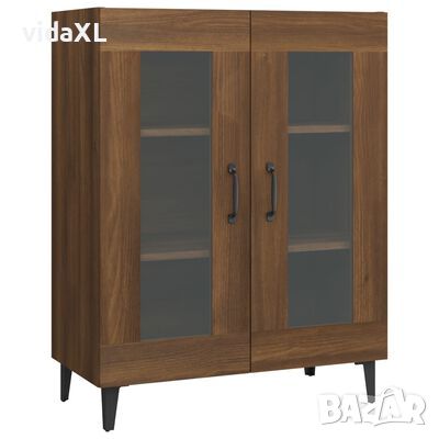 vidaXL Сайдборд, Кафяв дъб, 69,5x34x90 см, инженерно дърво（SKU:817335, снимка 1 - Други - 46104486