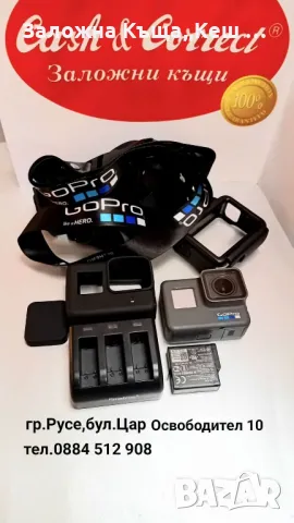 GoPro Hero 6 Black Edition.Със зарядно две батерии,карта и аксесоари.Цена 240 лв., снимка 2 - Фотоапарати - 48914284