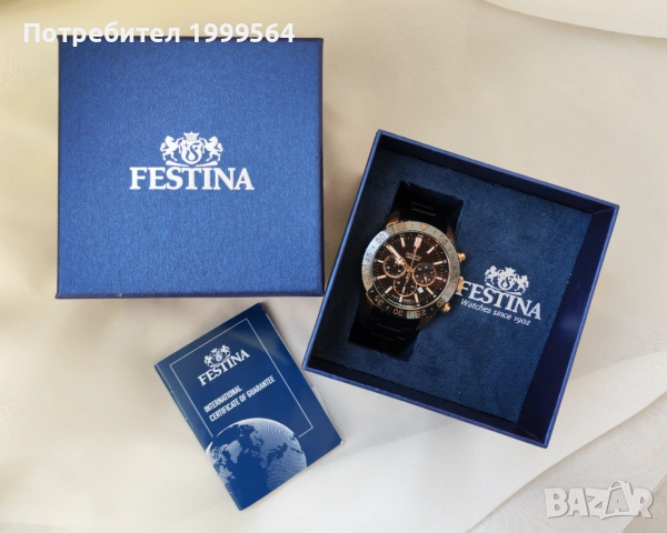 Часовник Festina F20578/1, снимка 2 - Мъжки - 53460866