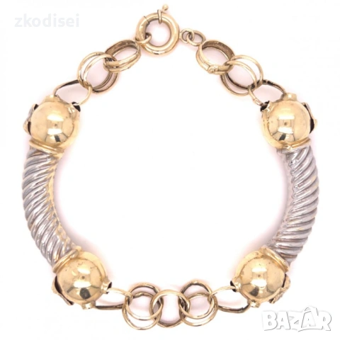 Златна дамска гривна 11,62гр. 20,5см. 14кр. проба:585 модел:29618-1