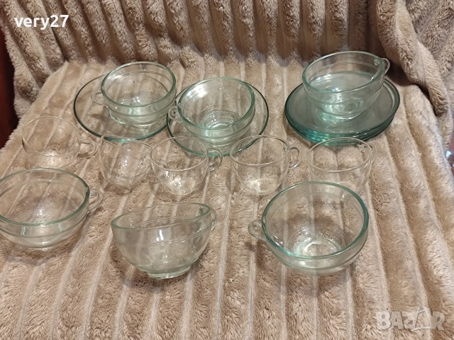 Стъклени чаши и панички, снимка 10 - Други стоки за дома - 40585964