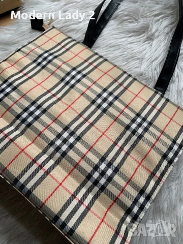 Нова карирана чанта, снимка 2 - Чанти - 50991002