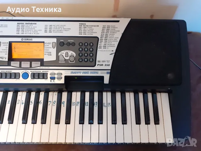 YAMAHA PSR-350.
Перфектно техническо състояние!, снимка 4 - Други - 46846702